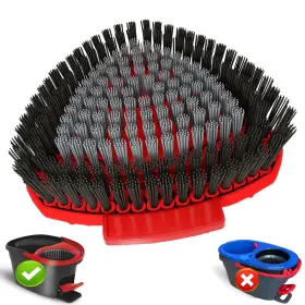 Bl-brush-001 Bublador Mop Replacement Heads 1 Pack Compatible With O Cedar Easywring Scrubber