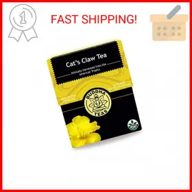 Buddha Teas 819005010538 Cats Claw Tea - Ou Kosher 18 Bleach-free Bags