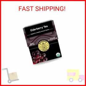 Bu10014 Buddha Teas Organic Elderberry Tea - Ou Kosher Usda Ccof 18 B