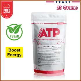 60082 Bulkstimulants.com Pure Atp Adenosine Triphosphate Powder Increase Energy Endurance