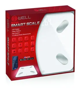 Bwell 195925392801 Bluetooth Smart Scale With App
