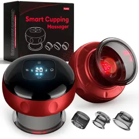 Ds-a23 Cakoutanb Smart Cupping Set 8 Pack Massager 20 Levels Suction Heat Modes