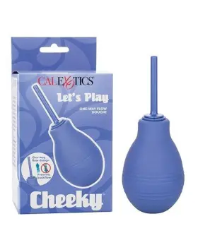 California Exotic Novelties 716770108197 Cheeky One Way Flow Anal Douche - Purple Backflow Prevention For Safe Cleansin