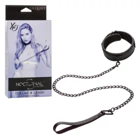 Se-2678-10-3 California Exotic Novelties Exotics - Nocturnal Collar And Leash Black