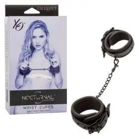 Se-2678-15-3 California Exotic Novelties Exotics - Nocturnal Wrist Cuffs Black