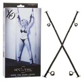 Se-2678-32-3 California Exotic Novelties Exotics - Nocturnal Over The Door Cross Black