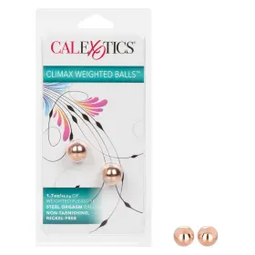 Se-1301-10-2 California Exotics Climax Weighted Balls - Rose Gold