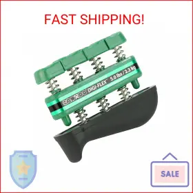 Cando 026244017277 Digi-flex Hand And Finger Exerciser Green - Medium Tension For Dexterity