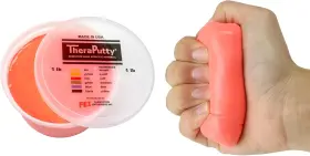 0919 Cando Theraputty Standard Hand Exercise Putty For 1-pound Red