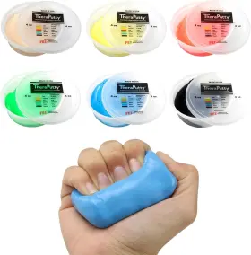 10-1483 Cando Theraputty Standard Hand Exercise Putty For 6-ounce 6 Piece Set