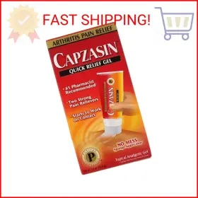 Capzasin 041167751602 Arthritis Pain Relief Quick Gel 1.5 Oz Pack Of 3