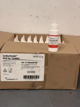 Msolid15sp Cardinal Health Case Of 96 Medi-vac Solidifier 42.5g With Yorker Spout