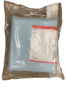 San12bs67d Cardinal Health Radiology Pack Lot# 552492 Gown Syringe Scalpel Tray