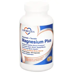 Mag-60 Cardiotabs Support Heart Health And Better Sleep - Magnesium Glycinate 200mg 120 Capsules