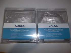 R10100 Carex 2pk Nasal Oxygen Cannula With 7ft Kink-resistant Tubing