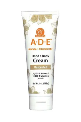 Carlson Laboratories 088395053306 Ade Cream Unscented 4 Oz