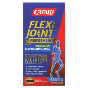 Cat-02872 Catalo Naturals Flexijoint Performance Glucosamine And Msm 60 Vegetarian