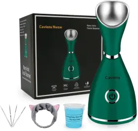 6002-green Caviens Nwsw Facial Steamer-nano Ionic Steamer Warm Mist Humidifier Green