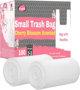 Dsls-04 Ccliners 2.6 Gallon Scented Trash Bags With 1 Count Pack Of White - Gal