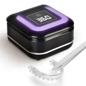 Cend10004 Cencalo Fsa Hsa Eligible 2-in-1 Ultrasonic And U-v Dental Cleaner 42khz Deep Black