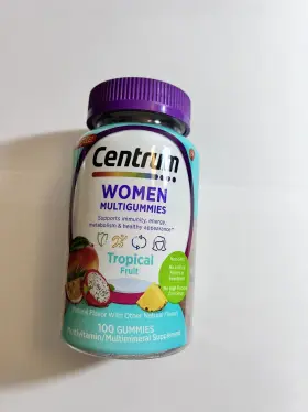 Centrum 305731348064 Womens 100 Tropical Fruit Gummies Exp 12/24