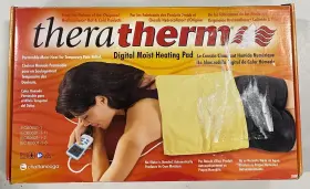 Chattanooga 190446715979 Theratherm Digital Moist Heating Pad 14 Inch X 27 Yellow