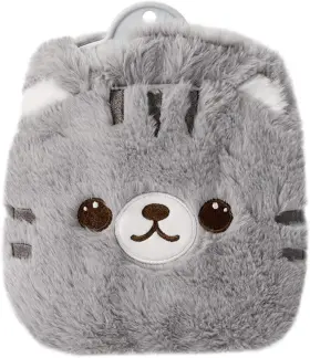 Hwb202008-c Chdn Rubber Hot Water Bottles Pain Relief With Cute Faux Fur Cover Cat01