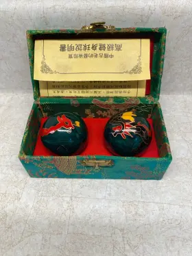 Chinese 764931794444 Health Exercise Stress Baoding Balls Relaxation Therapy Dragon Design