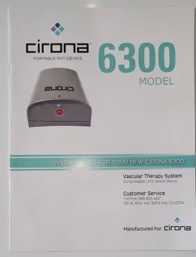 6300 Cirona Portable Dvt Device Model Complete With Power Cord
