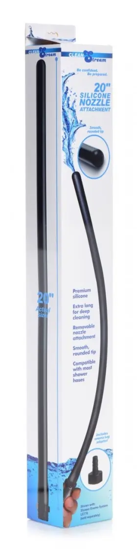 Cleanstream 848518038814 Clean Stream 20 Inch Silicone Nozzle Enema Attachment Usa S