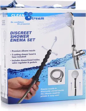 Ag604 Cleanstream Clean Stream Aqua Shot Shower Enema Cleansing System Pump Cleanser Anal Douche