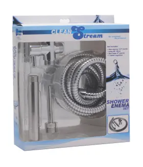 Hp-cs-le776 Cleanstream Shower Enema Set With Nozzles And Hose