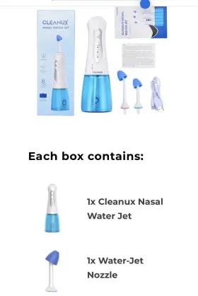 Cleanux 736902452721 Nasal Water Jet Quickly Easily Naturally