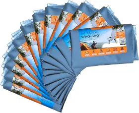 D019w12a Cleanwaste 12 Pack Go Anywhere Lightweight Portable Toilet Count Of 1 White