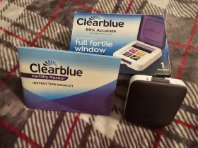 5093099116 Clearblue Digital Fertility Monitor With Test Sticks And Instruction Booklet