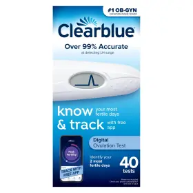 Clearblue 633472602535 Predict Your Fertile Window - Digital Ovulation Tests 40 Ct