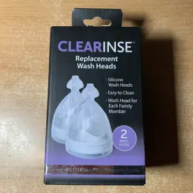 Clearinse 640052227958 2 Replacement Wash Head For Use With Nasal Cleansing System Boxed