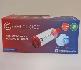 Clever Choice 898302001395 Anti-static Valved Holding Chamber Medium
