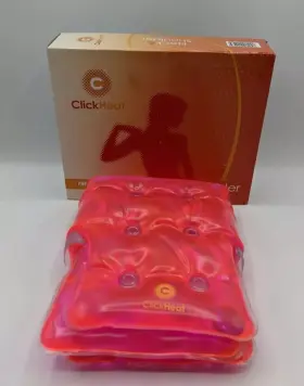Click Heat 290102015474 Neck And Shoulder Portable Reusable Heating Therapy Hot Wrap - New