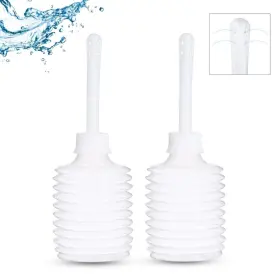 Cloud 9 685239852615 Fresh Portable Vaginal Anal Enema Douche 3.3 Oz Ez Squeeze Bulb 2 Pack