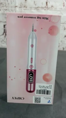 X0036k1ct5 Cmpey Skin Tag Remover Pen Purple Silver Led Screen Wireless Charging 9 Levels
