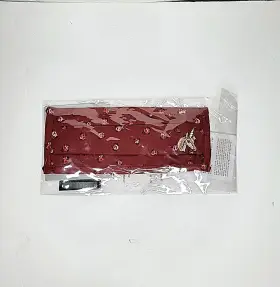 Coach 195031160493 Face Mask Unicorn Rose Maroon Adjustable Cotton New