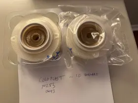 14283 Coloplast 762123034781 Ten - 10 Convex Light 2-piece Barrier New