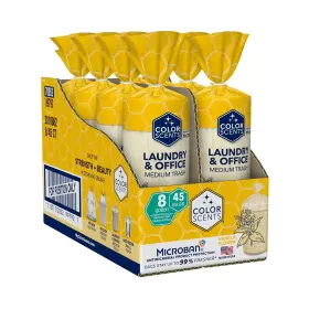 2010862 Color Scents Medium Trash Bags - 8 Gallon 360 1 Count Pack Of Cream
