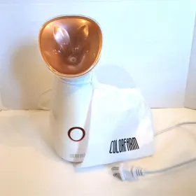 Colorfarm 717664071979 Facial Steamer Nano Ionic Face Deep Cleaning Rosegold Machine Only