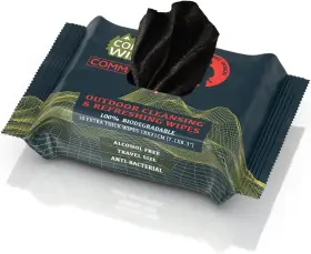 Cw-25cdo-28408 Combat Wipes Black Unscented Camouflage Wet - Commando Thick