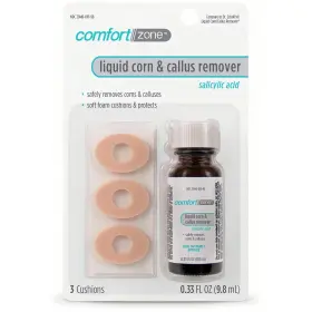 Comfort Zone 034197016650 Maximum Strength Liquid Corn And Callus Remover Treatment White