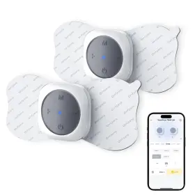 K6122 Comfytemp Wireless Tens Unit Machine Pain Relief White Fsa Hsa Eligible Muscle Stimulator