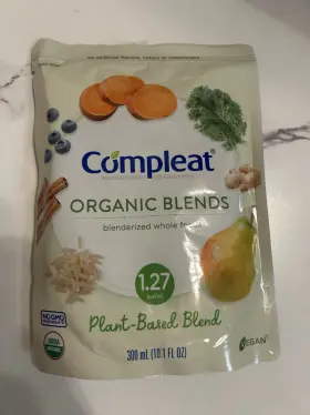 Acblb2.00 Compleat Organic Blends Plant-based Vegan Non-gmo Tube Feeding 300ml
