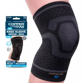 Copper Fit 754502047482 Knee Compression Sleeve 3xl Pain Relief Acl Arthritis Cool Joint